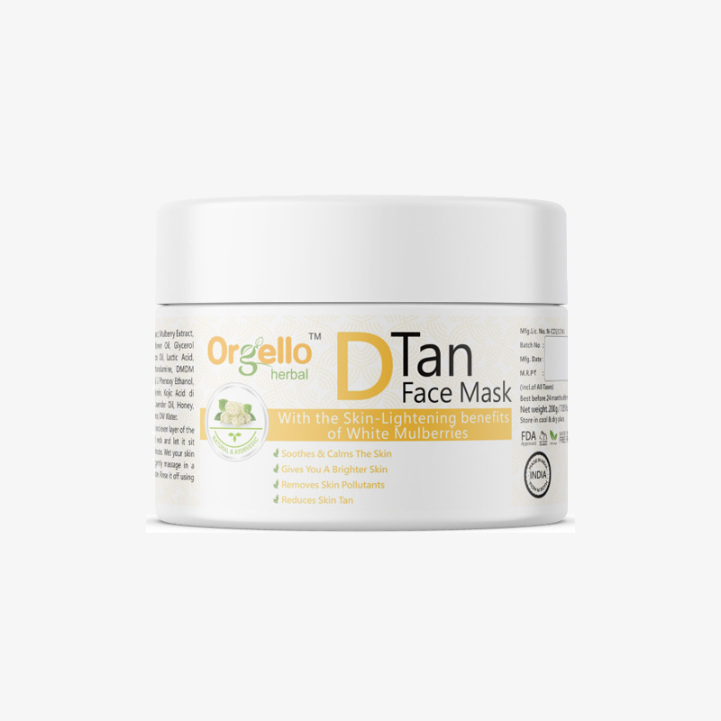 ORGELLO D TAN FACE MASK